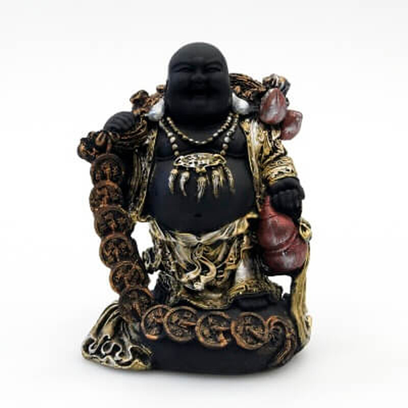 Statuette Resin Happy Buddha 17 cm 07