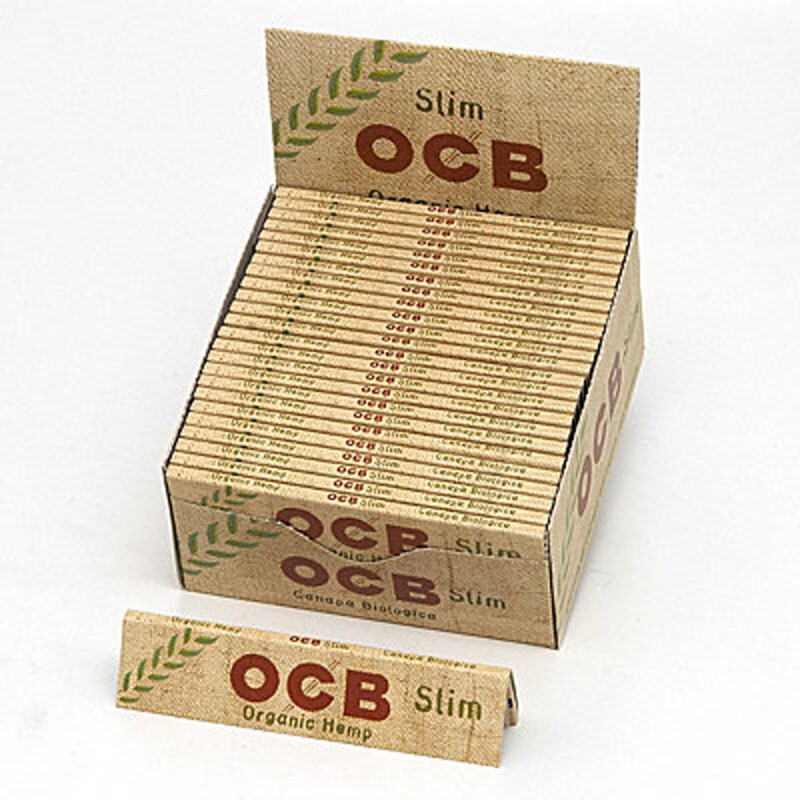 Cigarette Papers OCB Organic Slim KS Box 50 pcs