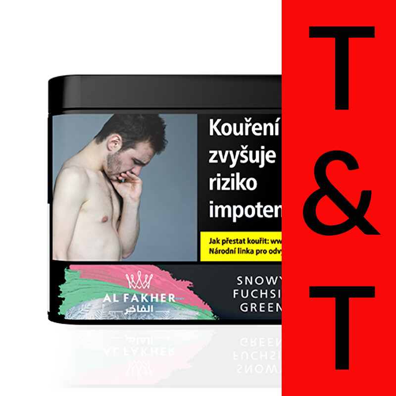 Hookah Tobacco Al Fakher Snowy Fuchsia Green 200 g