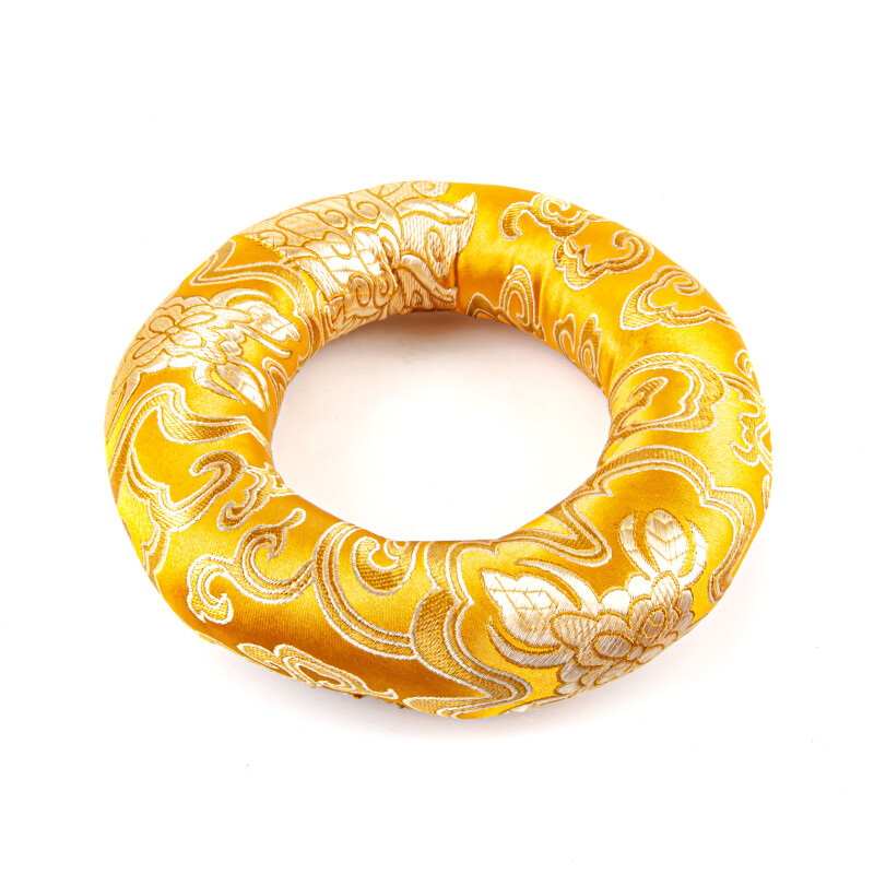 Tibetan Bowl Mat Orient Circle 16 cm Yellow