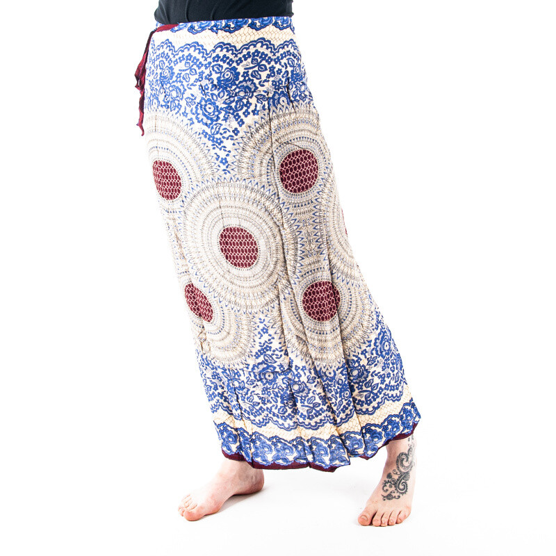 Skirt Honeycomb Mandala Light Blue