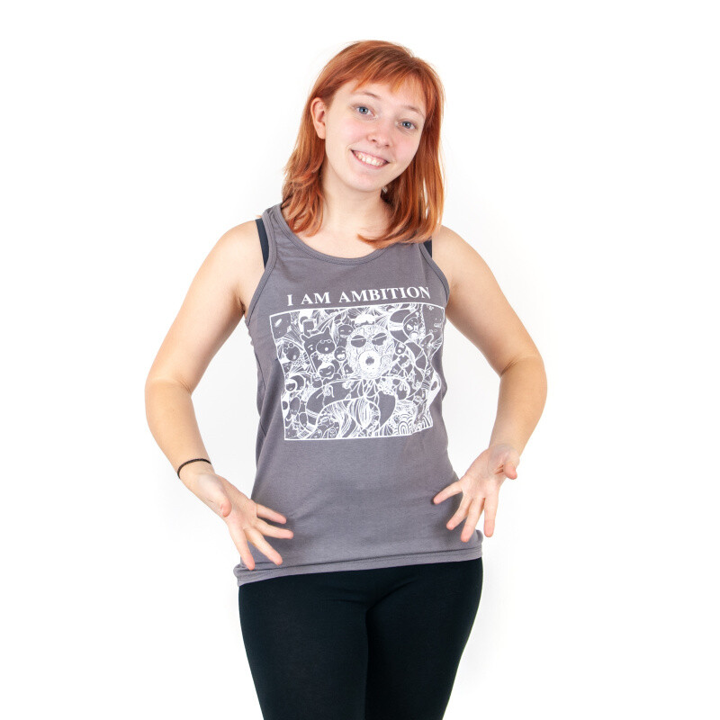 Tank Top Women´s AMBITION XL Grey