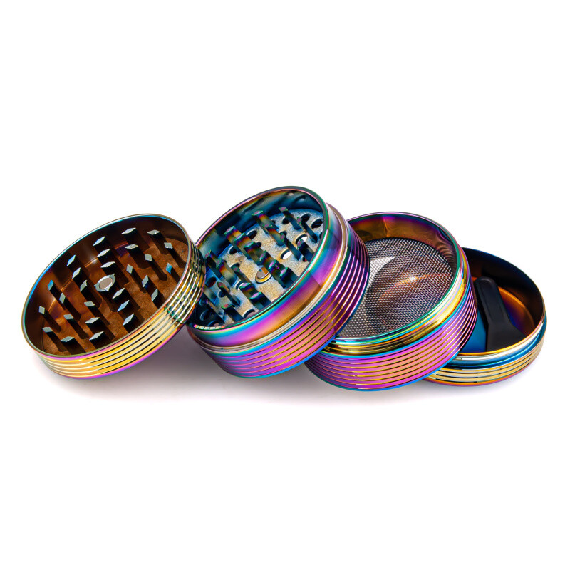 Grinder Rainbow CNC 5 cm 4-parts