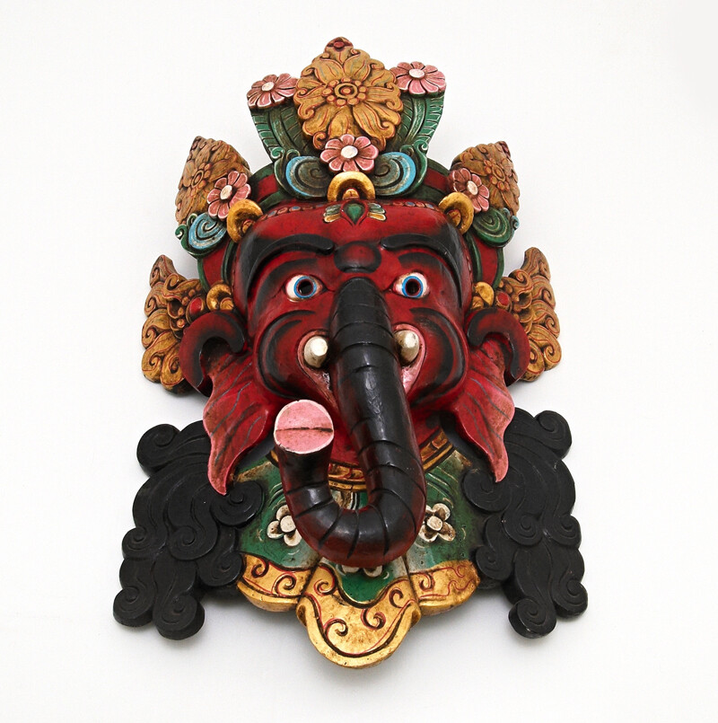 Mask Wood Ganesh 60 cm