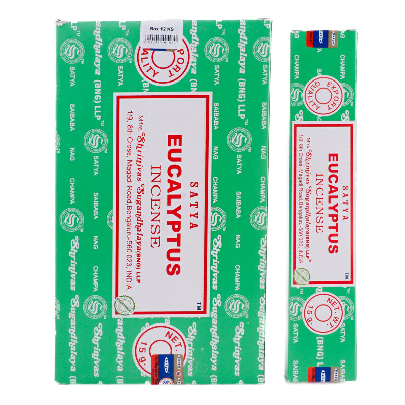 Indian Incense Sticks Satya PK Eucalyptus 15 g
