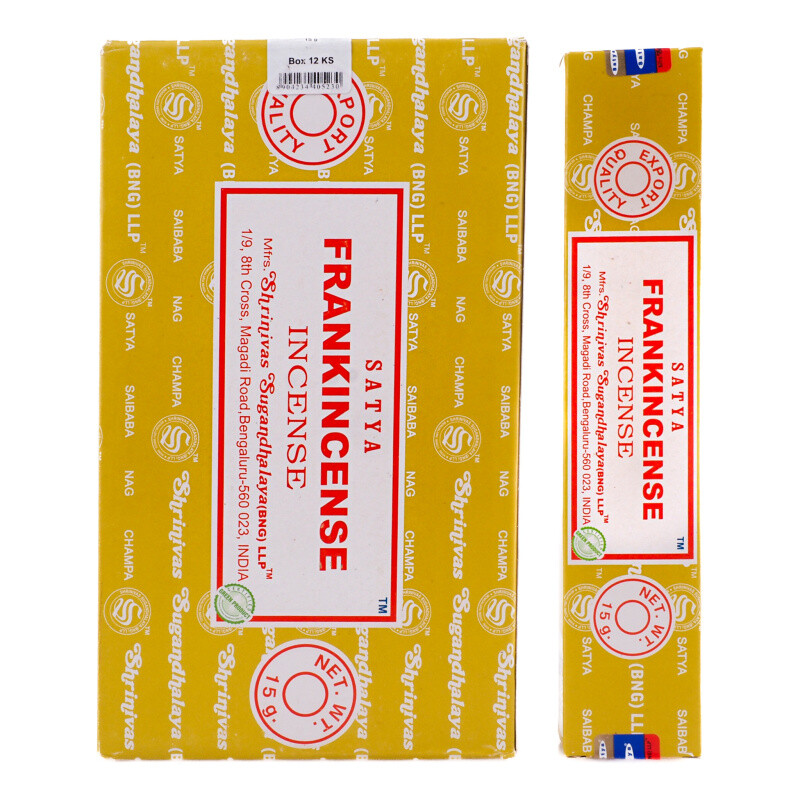 Indian Incense Sticks Satya PK Frankincense 15 g
