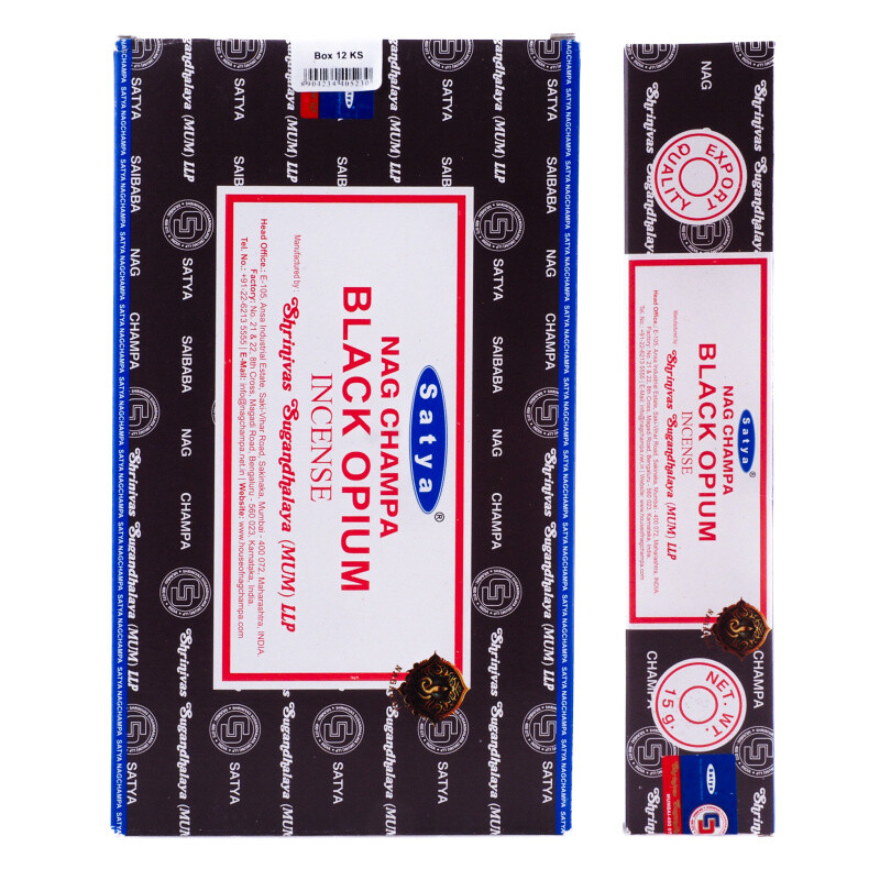 Indian Incense Sticks Satya PK Black Opium 15 g