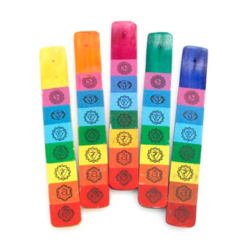 Incense Stick Holder - Ski 7 Chakras Mix