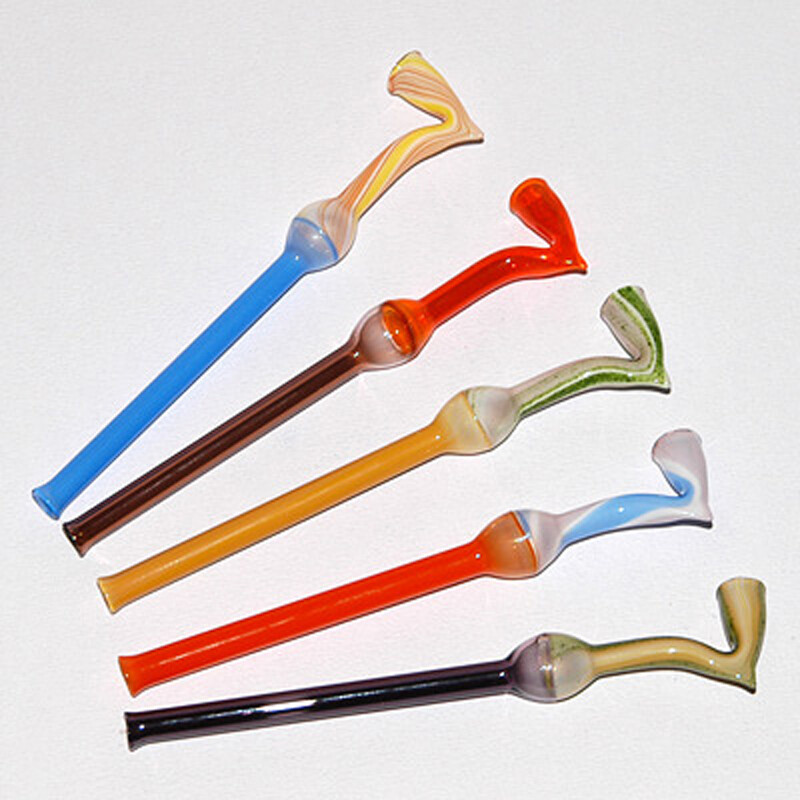 Glass Pipe Coloured Boo 13 cm