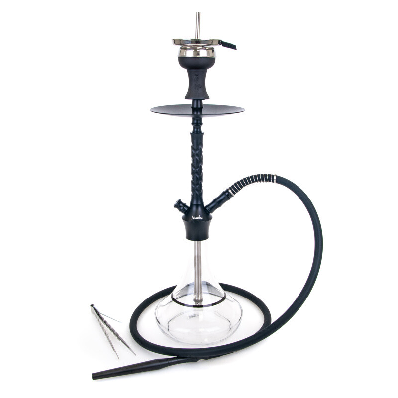 Hookah Aladin Alux M3.1 Black 48 cm Clear