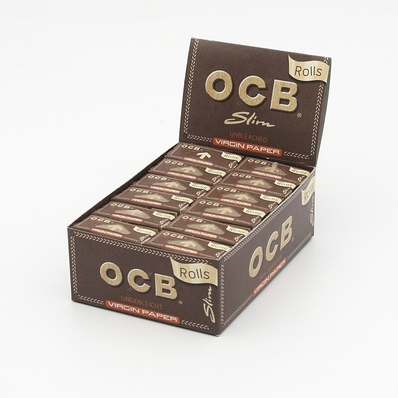 Cigarette Papers OCB Virgin Slim Rolls Box 24 pcs