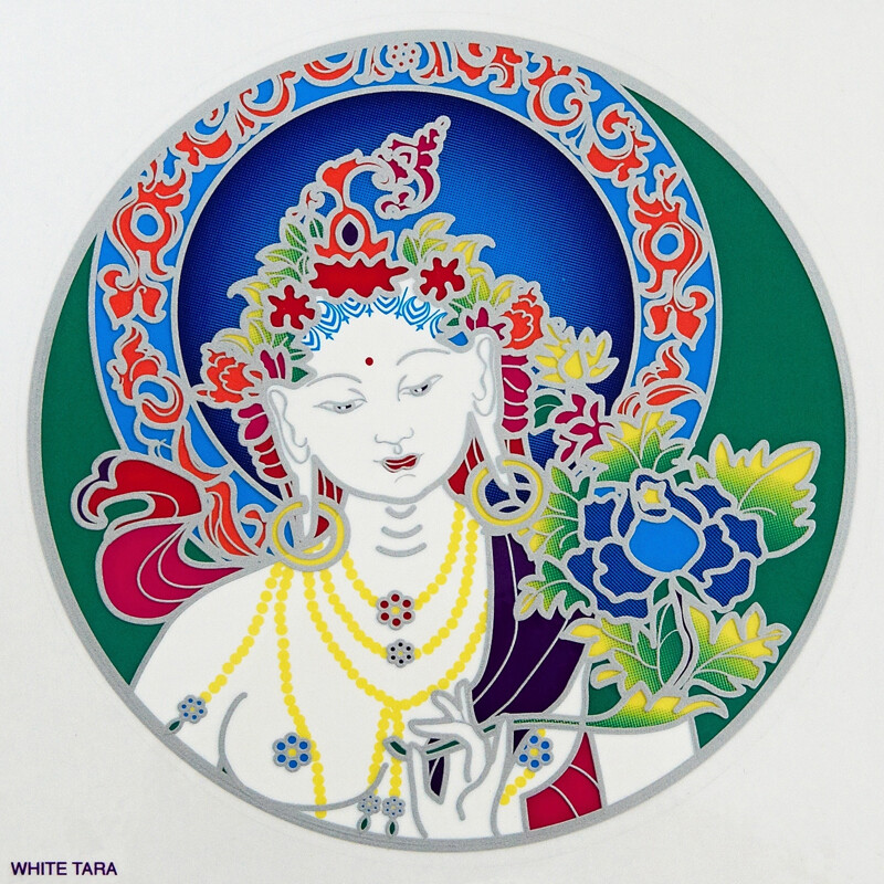 Mandala Sunseal L White Tara