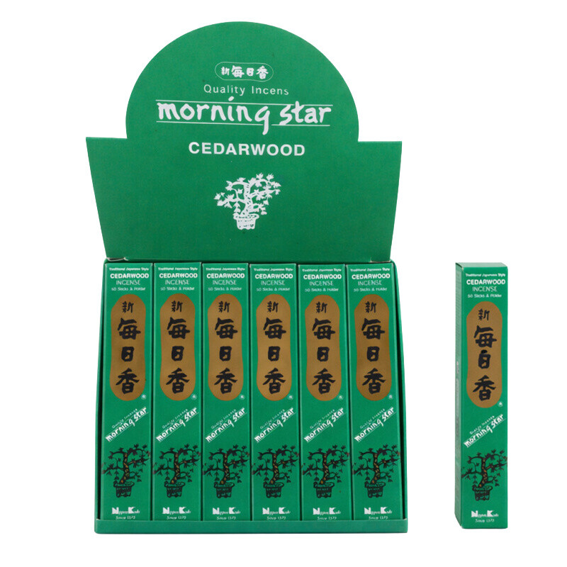 Japanese Incense Sticks Nippon M/S 50 sticks Cedarwood