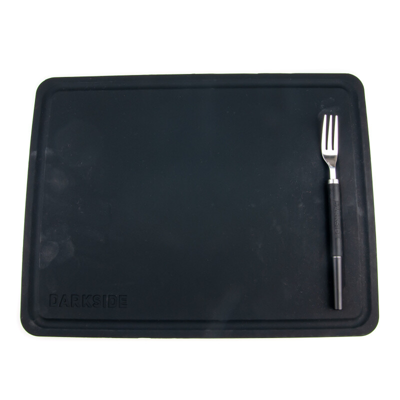 Bowl Packing Mat Darkside Black with Fork