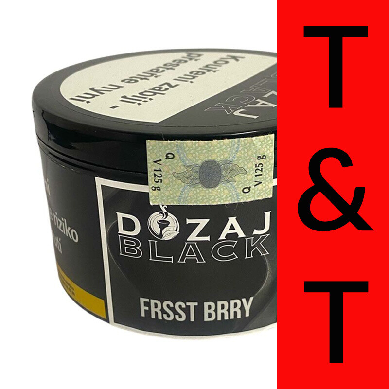 Hookah Tobacco Dozaj Black Frsst Brry 125 g