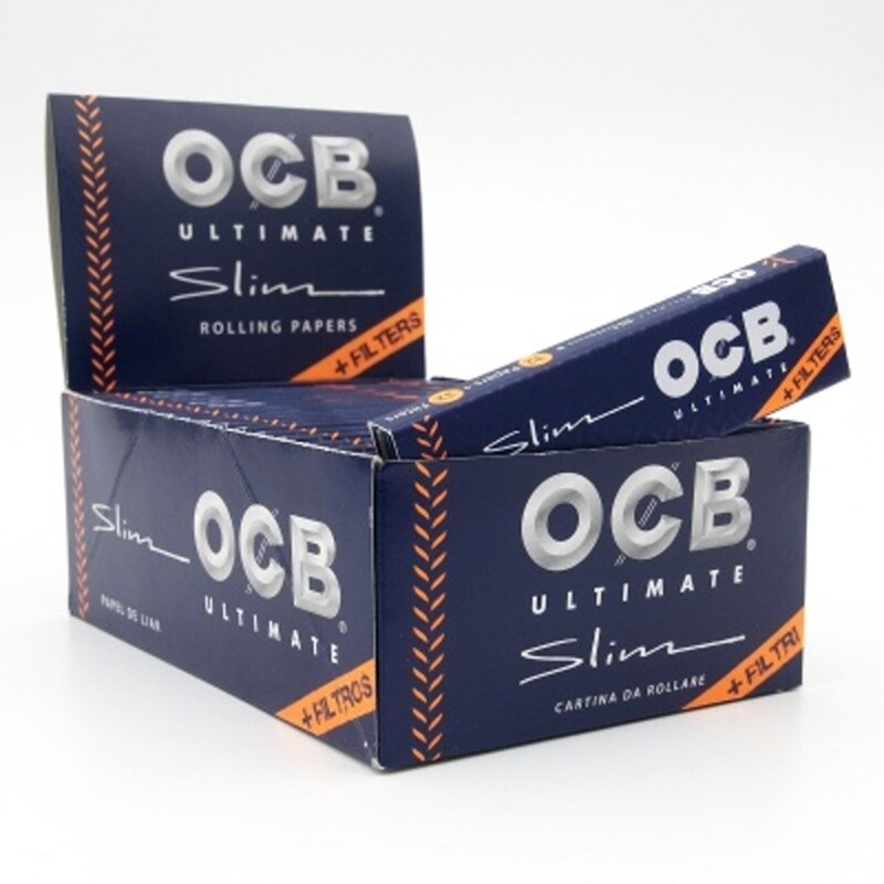 Cigarette Papers OCB Ultimate Slim Filters Box 32 ks