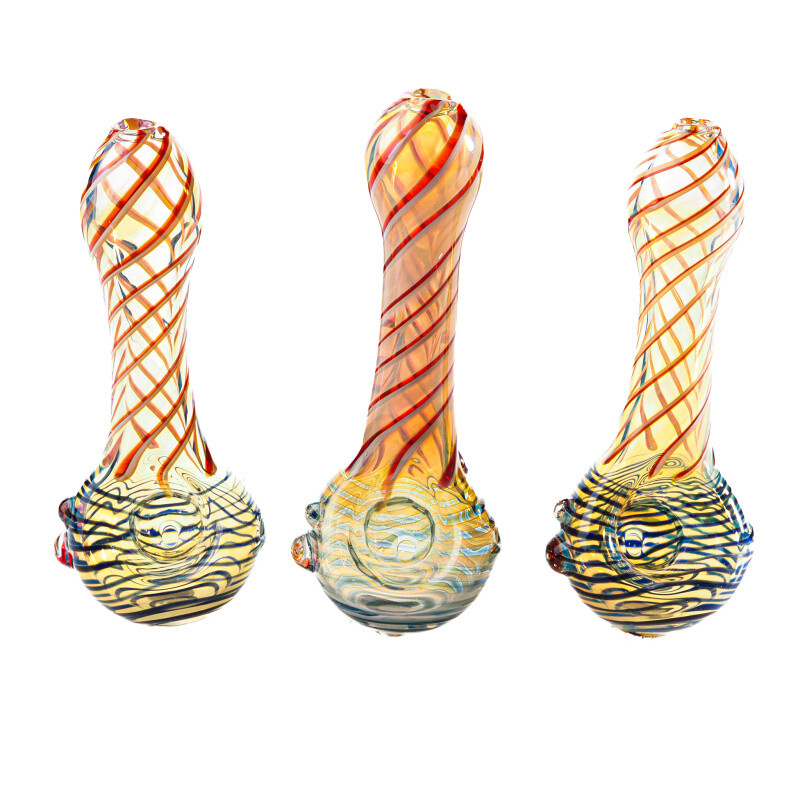 One-hitter Pyrex Spoon Blue