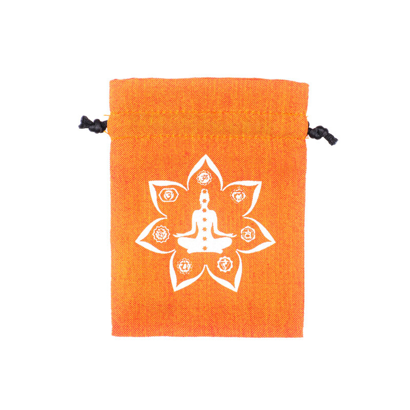 Gift Bag Yoga 8 x 11 cm Orange