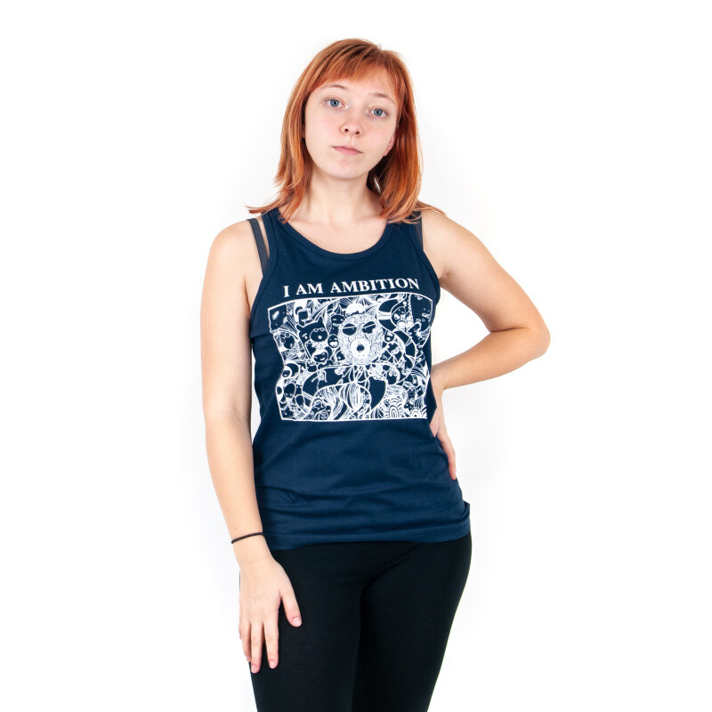 Tank Top Women´s AMBITION M Blue