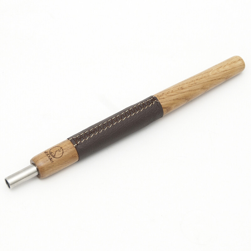 Mouthpiece Wookah OAK Wood/Leather Brown