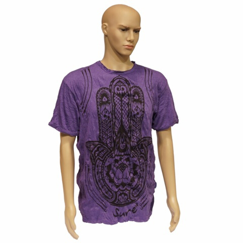 T-shirt Men's SURE Hamsa Lotus L Purple