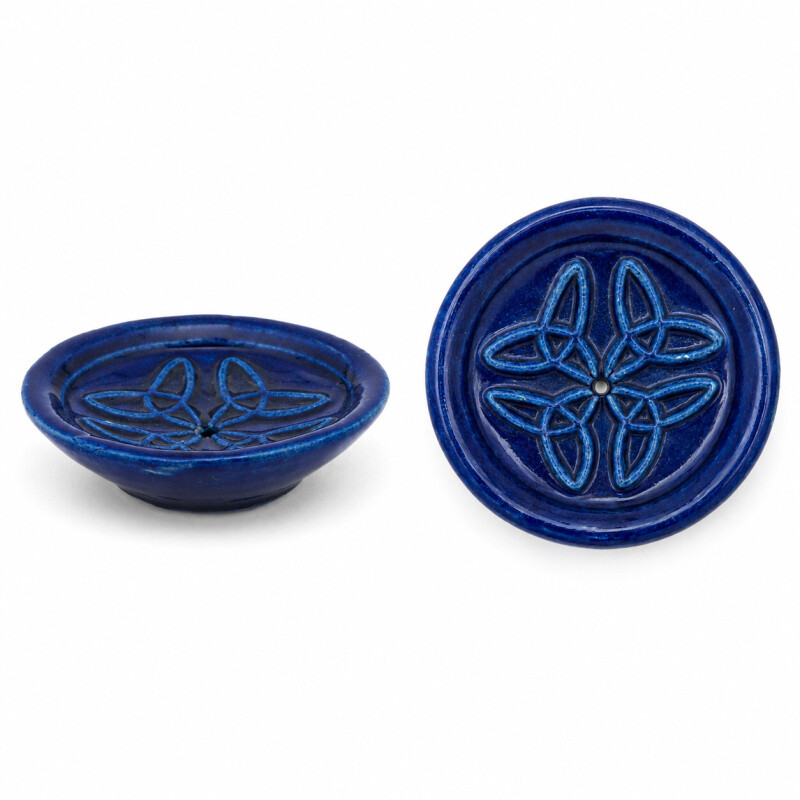 Incense Holder Tray Blue
