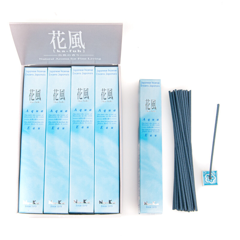 Japanese Incense Sticks Nippon KA-FUH Aqua