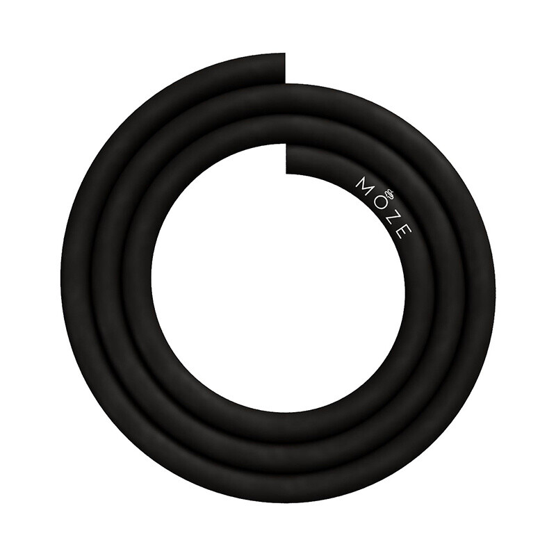 Silicone Hookah Hose Moze 17/12 150 cm Black