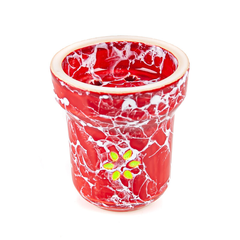 Solaris Glaze Eva Red White Bowl