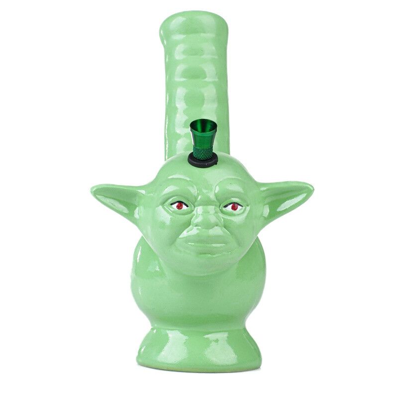 Bong Ceramic Mr.Yoda II. 21 cm Green