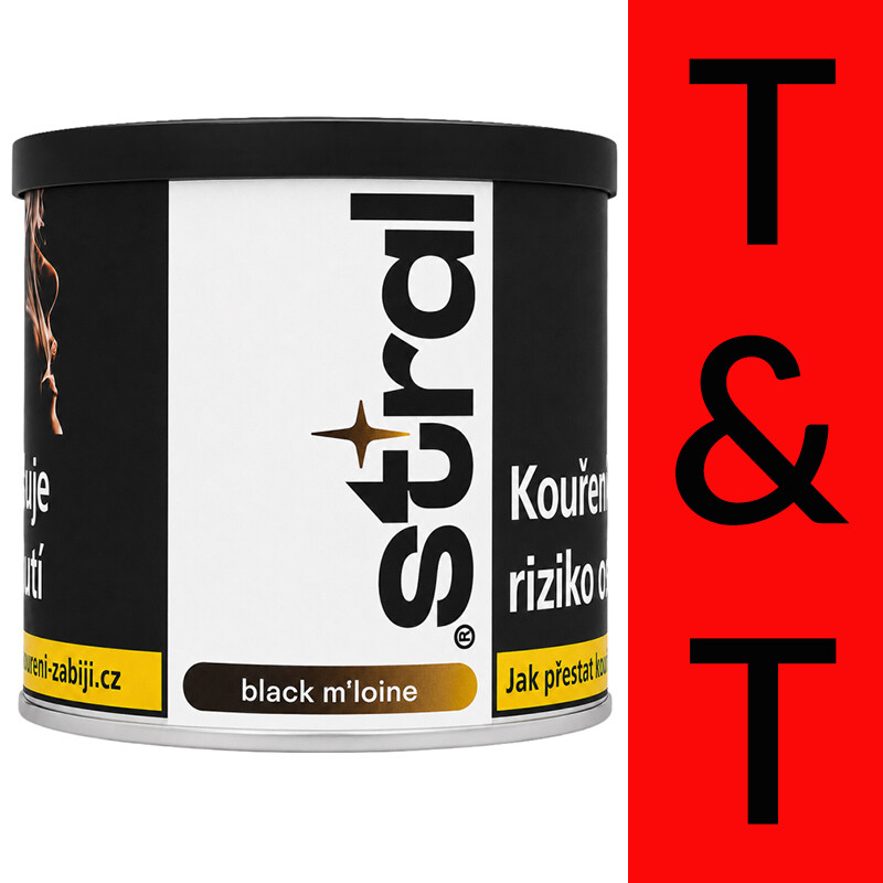 Hookah Tobacco Stral Black M'loine 200 g