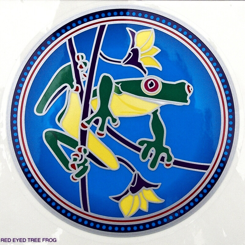 Mandala Sunseal L Red Eyed Tree Frog