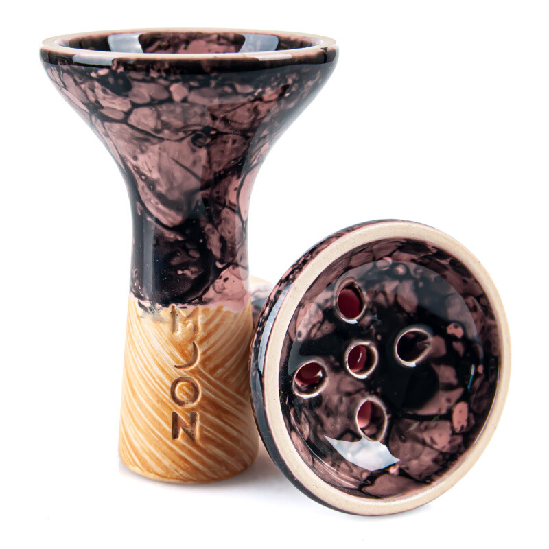 Hookah Bowl Moon Killer M Marble Pink Black
