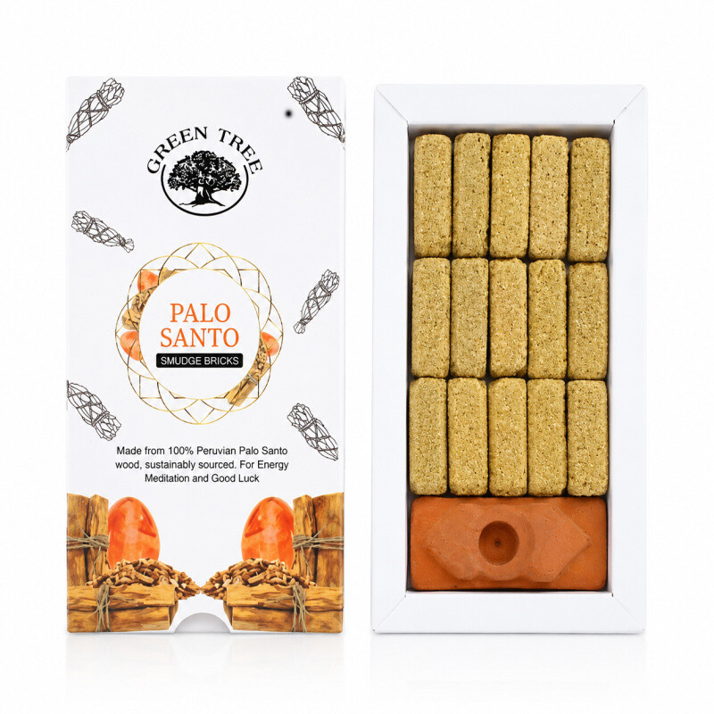 Incense Bricks Green Tree - Palo Santo