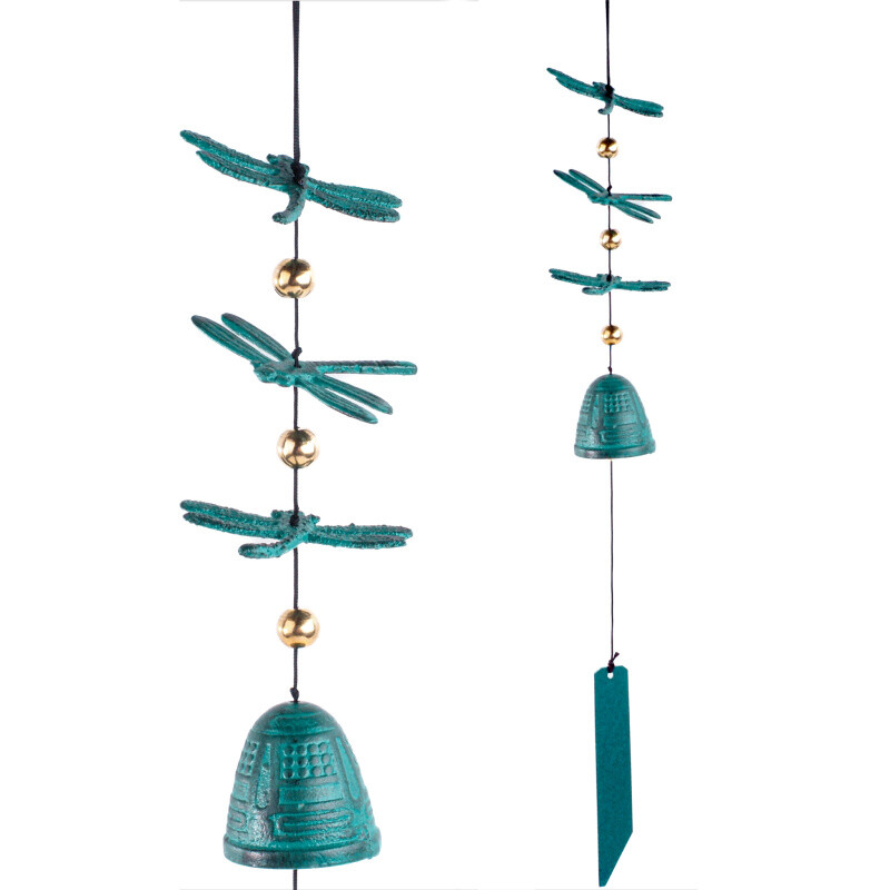 Woodstock Furin Feng Shui Bell Dragonfly