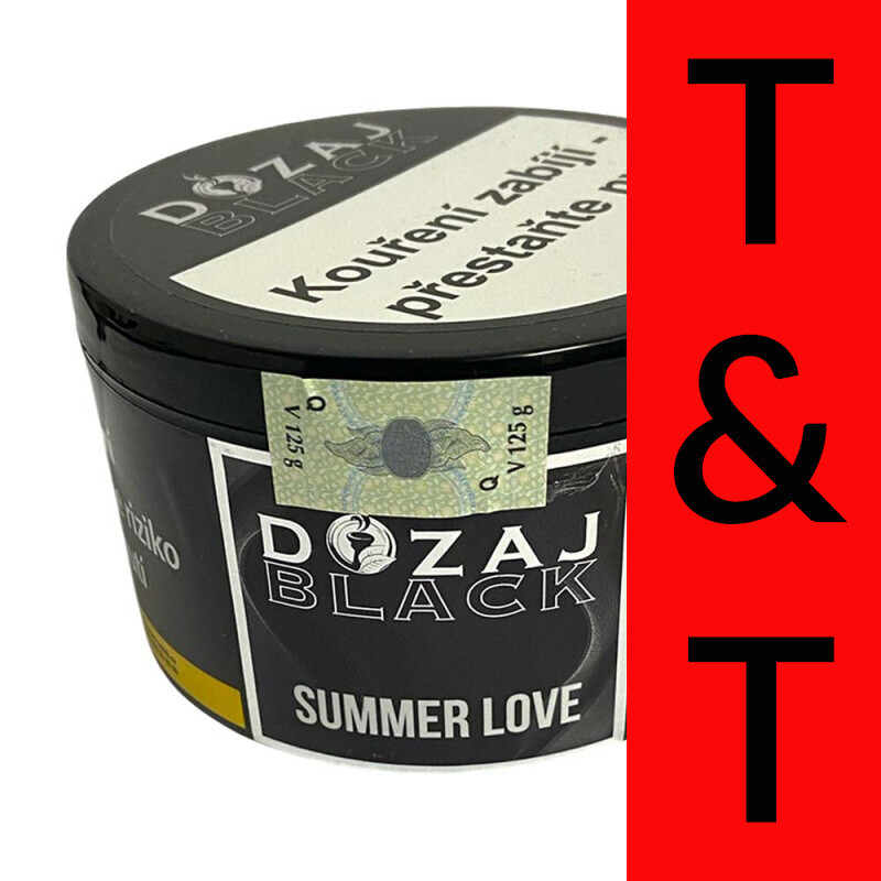 Hookah Tobacco Dozaj Black Summer Love 125 g
