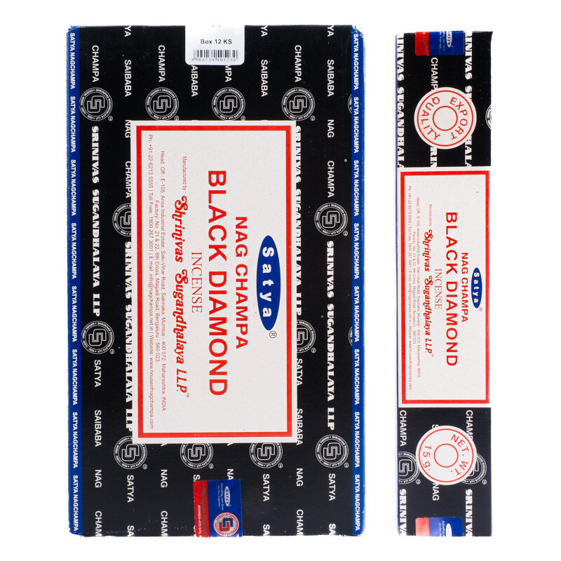 Indian Incense Sticks Satya PK Black Diamond 15 g