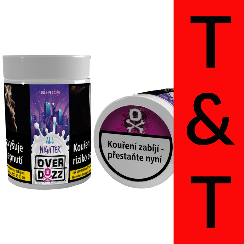 Hookah Tobacco Overdozz All Nighter 50 g