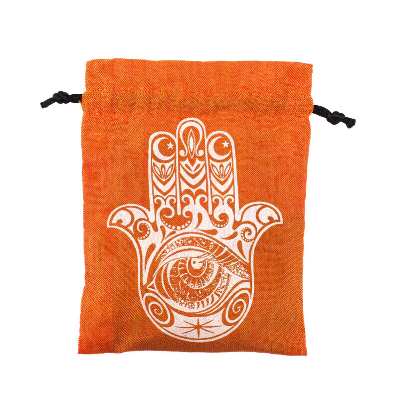 Gift Bag Hamsa 11 x 14 cm Orange