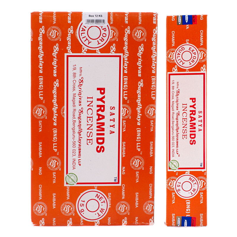 Indian Incense Sticks Satya PK Pyramid 15 g