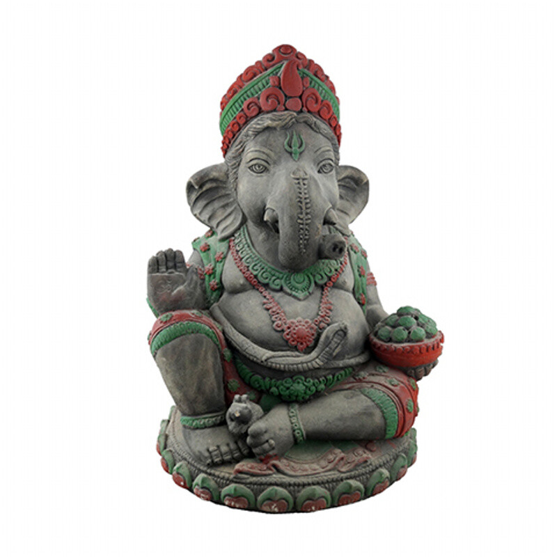 Statuette Concrete Ganesh 48 cm Grey