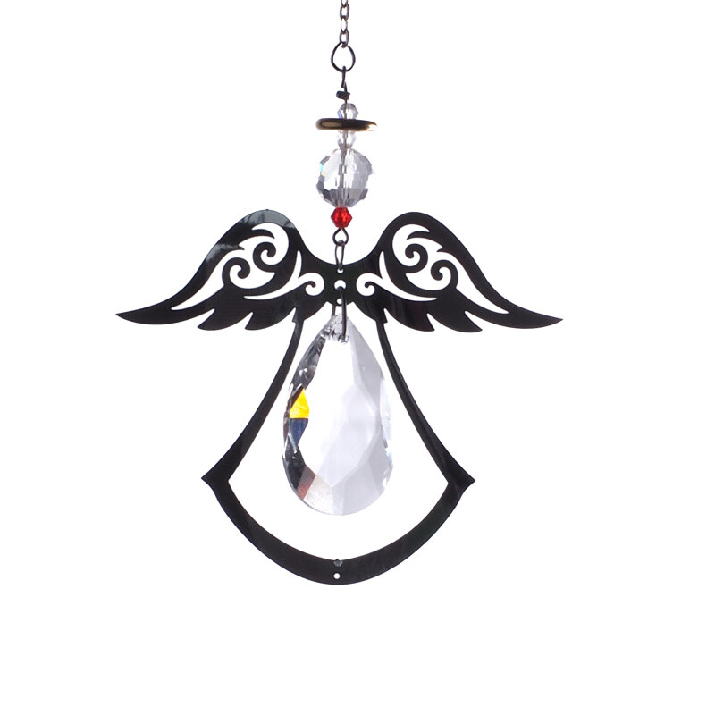 Suncatcher Light Power Angel with Crystal