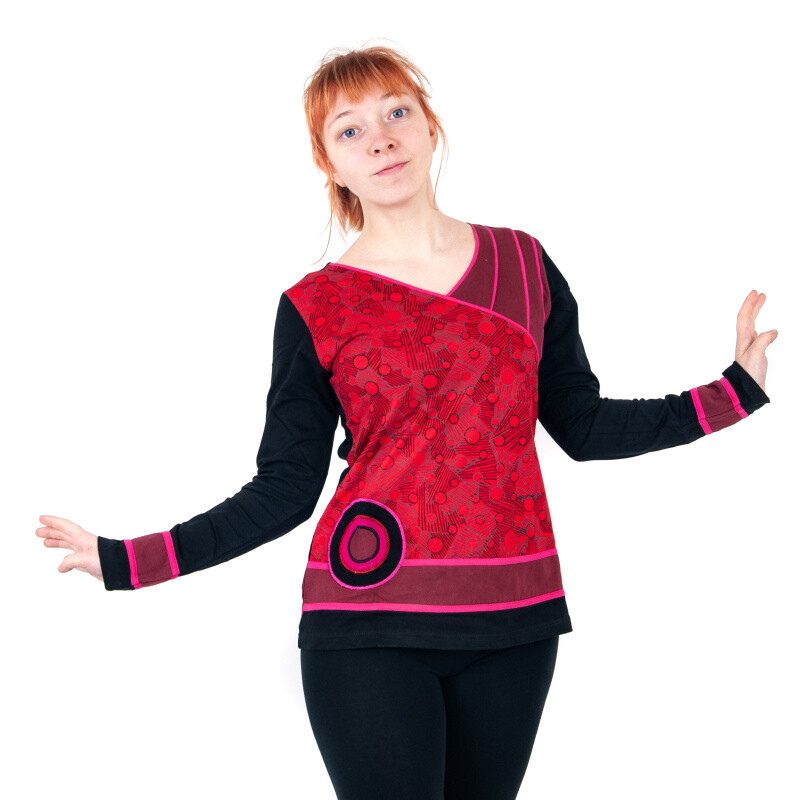 Top Joy 02 Long Sleeve M Red