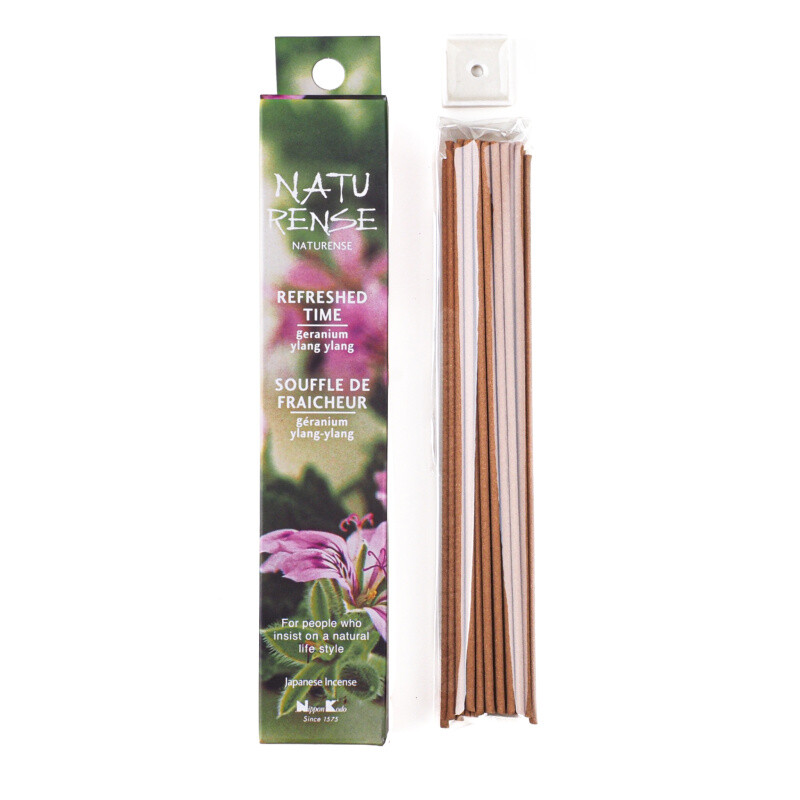 Japanese Incense Sticks Nippon Naturense Refreshed Time