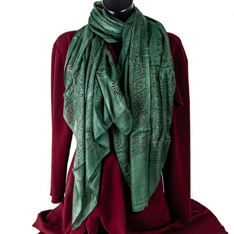 Shawl Mantra Dark Green