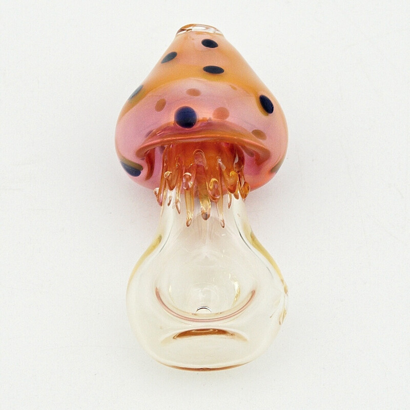 One-hitter Pyrex Amanita Purple Mini