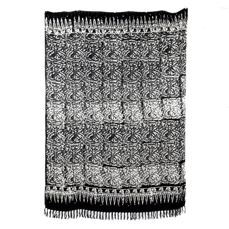 Pareo Sarong Bali Roro Black 160 x 118 cm