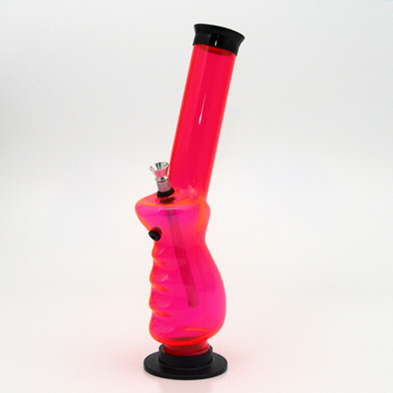 Bong Acrylic Gripper UV 30 cm Pink