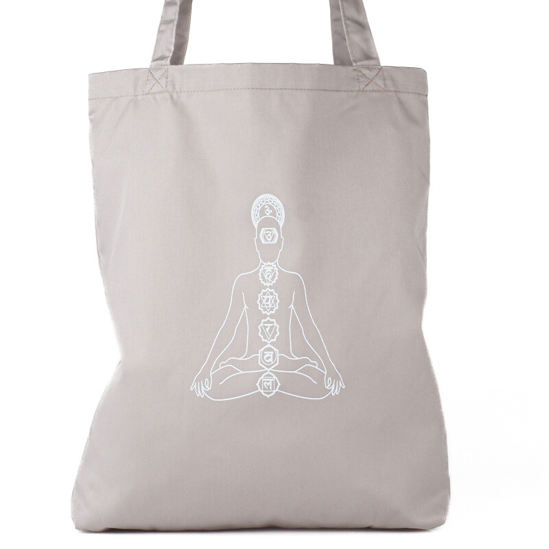 Bag Shoppy Seven Chakras Grey