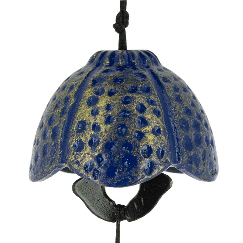 Furin Feng Shui Bell Hana 5 cm Indigo